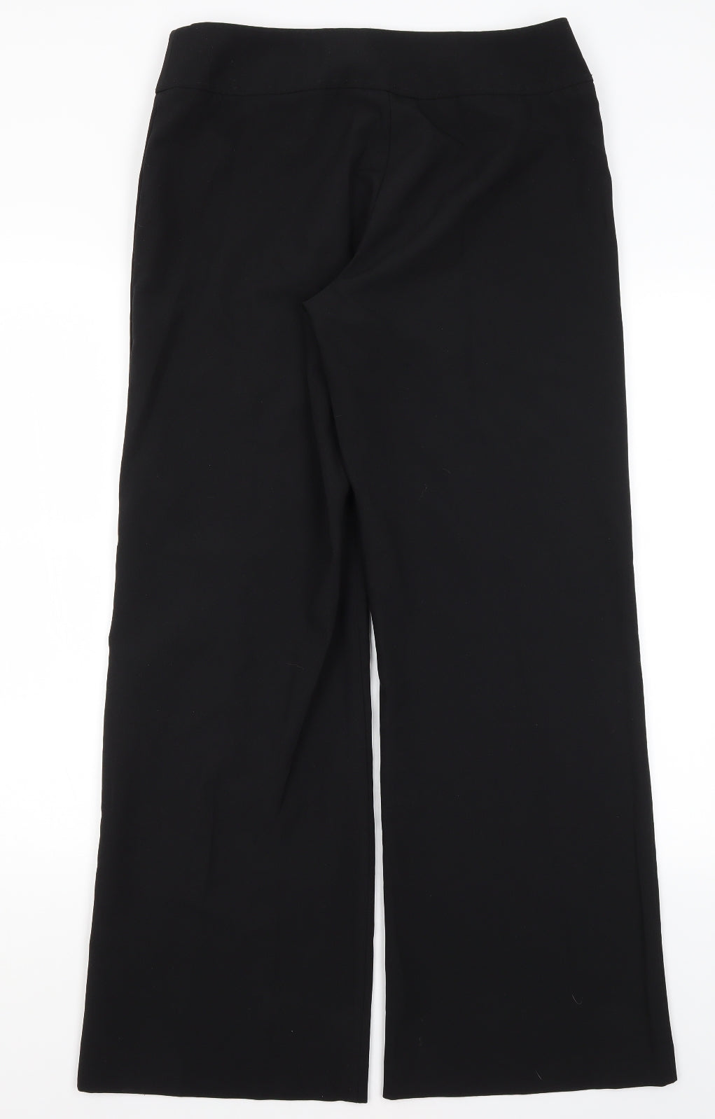 AMARANTO Womens Black  Polyester Dress Pants Trousers Size 12 L29.5 in Regular