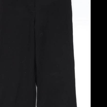 AMARANTO Womens Black  Polyester Dress Pants Trousers Size 12 L29.5 in Regular