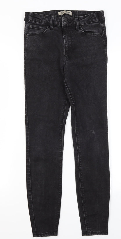 Denim Co Womens Black  Cotton Skinny Jeans Size 10 L27 in Regular