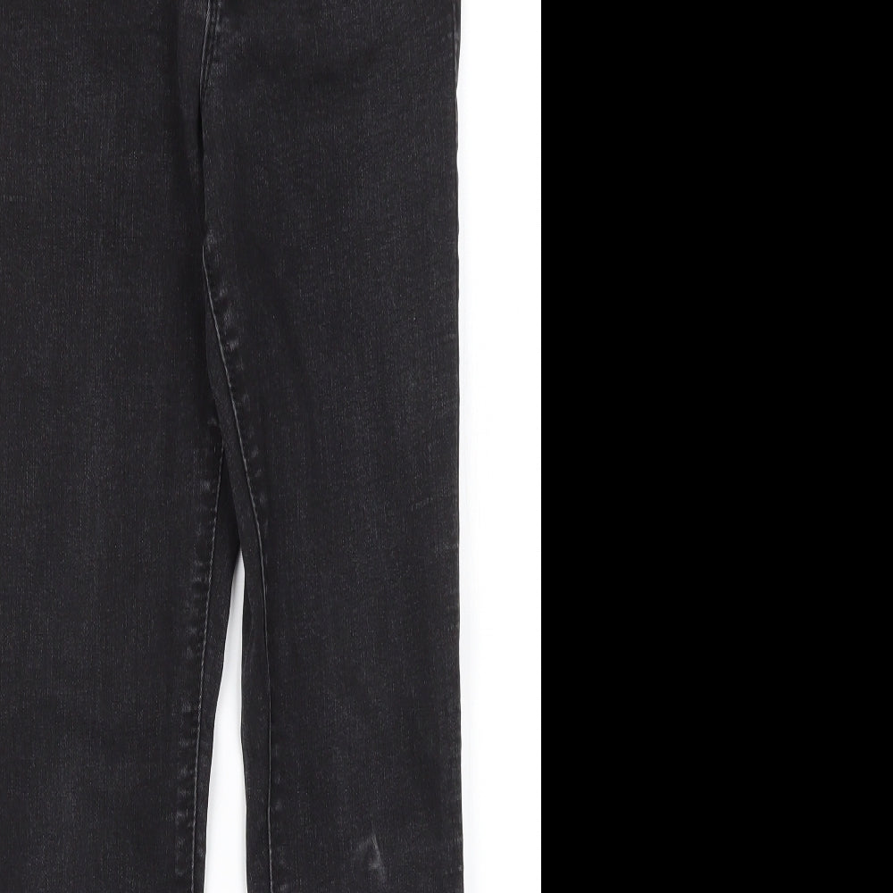 Denim Co Womens Black  Cotton Skinny Jeans Size 10 L27 in Regular