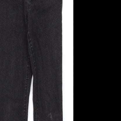 Denim Co Womens Black  Cotton Skinny Jeans Size 10 L27 in Regular