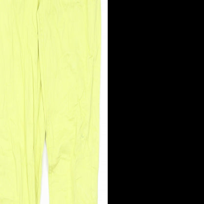 Pieces Womens Yellow  Cotton Skinny Jeans Size XS L28 in Regular