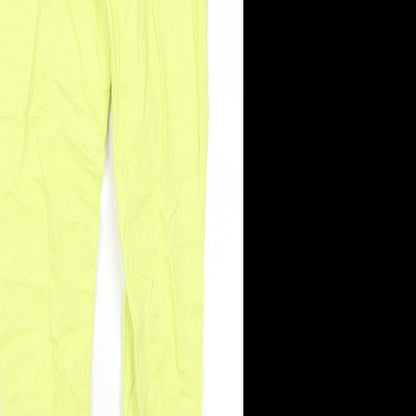 Pieces Womens Yellow  Cotton Skinny Jeans Size XS L28 in Regular