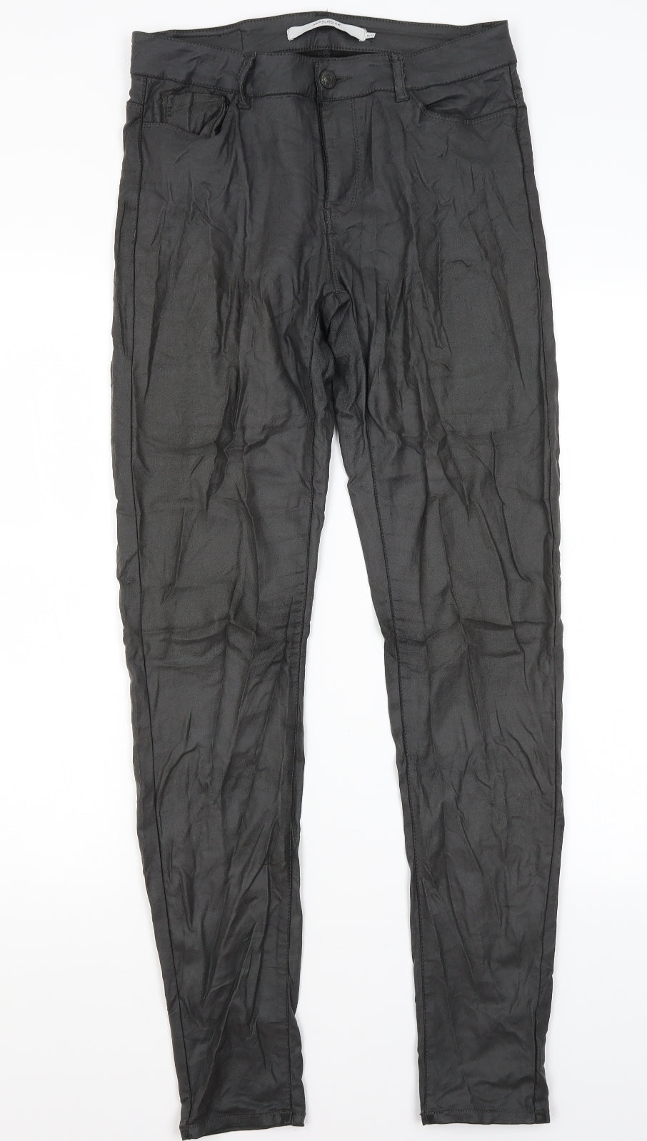 Womens UK Size M VERO MODA Regular Fit  Grey Trousers