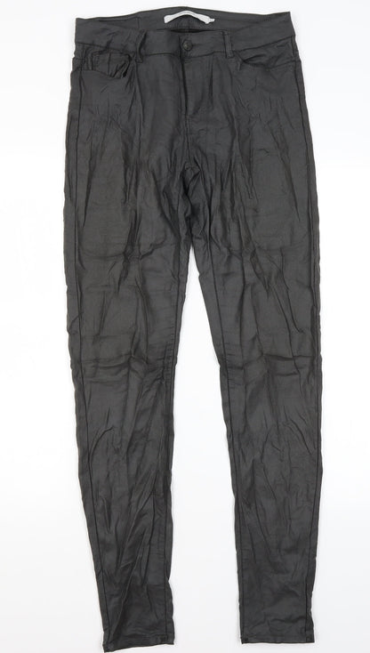 Womens UK Size M VERO MODA Regular Fit  Grey Trousers