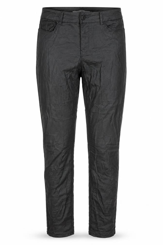 Front view of Vero Moda women’s grey viscose trousers, size M, 31-inch leg regular
