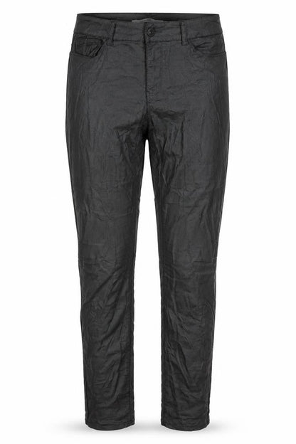 Front view of Vero Moda women’s grey viscose trousers, size M, 31-inch leg regular