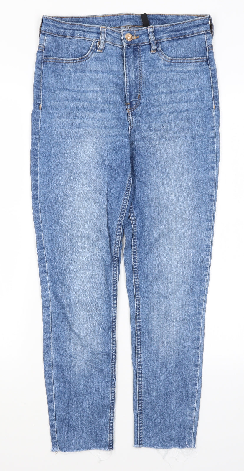 Womens UK Size 10 Divided Regular Fit Skinny Blue Jeans