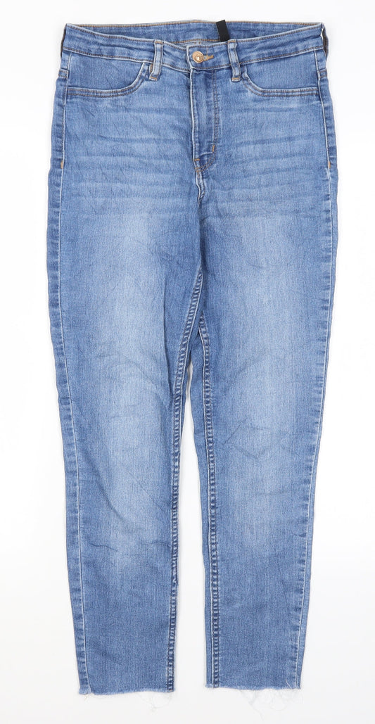 Womens UK Size 10 Divided Regular Fit Skinny Blue Jeans