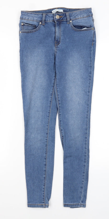 Denim Co Womens Blue  Cotton Skinny Jeans Size 10 L25 in Regular