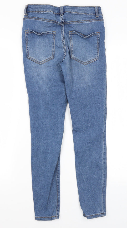 Denim Co Womens Blue  Cotton Skinny Jeans Size 10 L25 in Regular