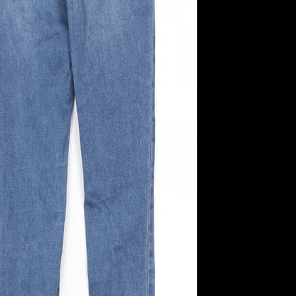 Denim Co Womens Blue  Cotton Skinny Jeans Size 10 L25 in Regular