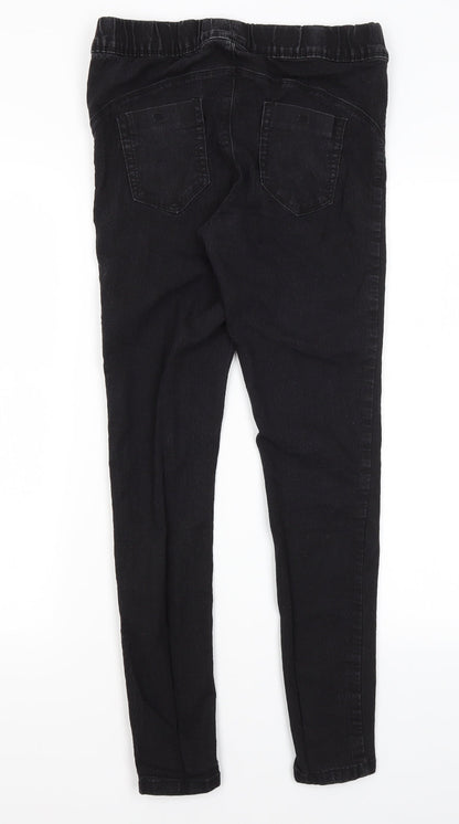 Denim Co Womens Black  Cotton Jegging Jeans Size 12 L27 in Regular