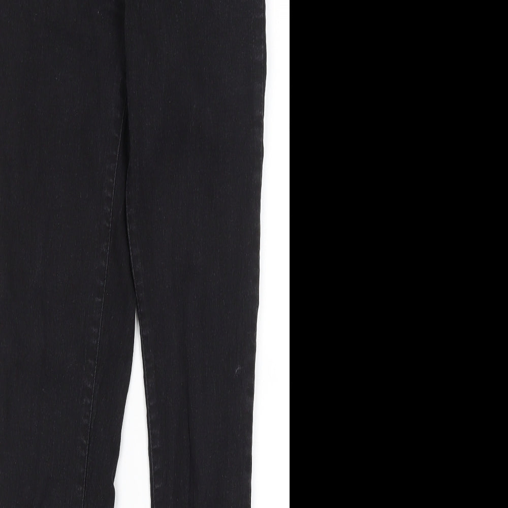 Denim Co Womens Black  Cotton Jegging Jeans Size 12 L27 in Regular