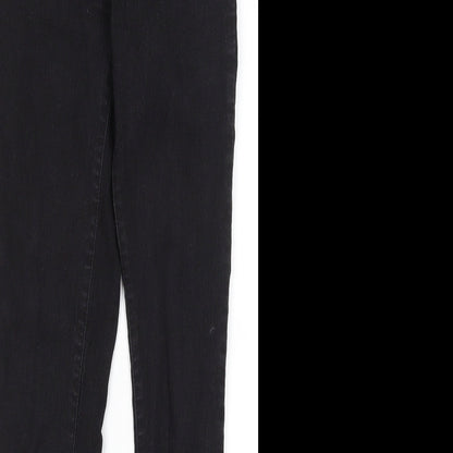 Denim Co Womens Black  Cotton Jegging Jeans Size 12 L27 in Regular