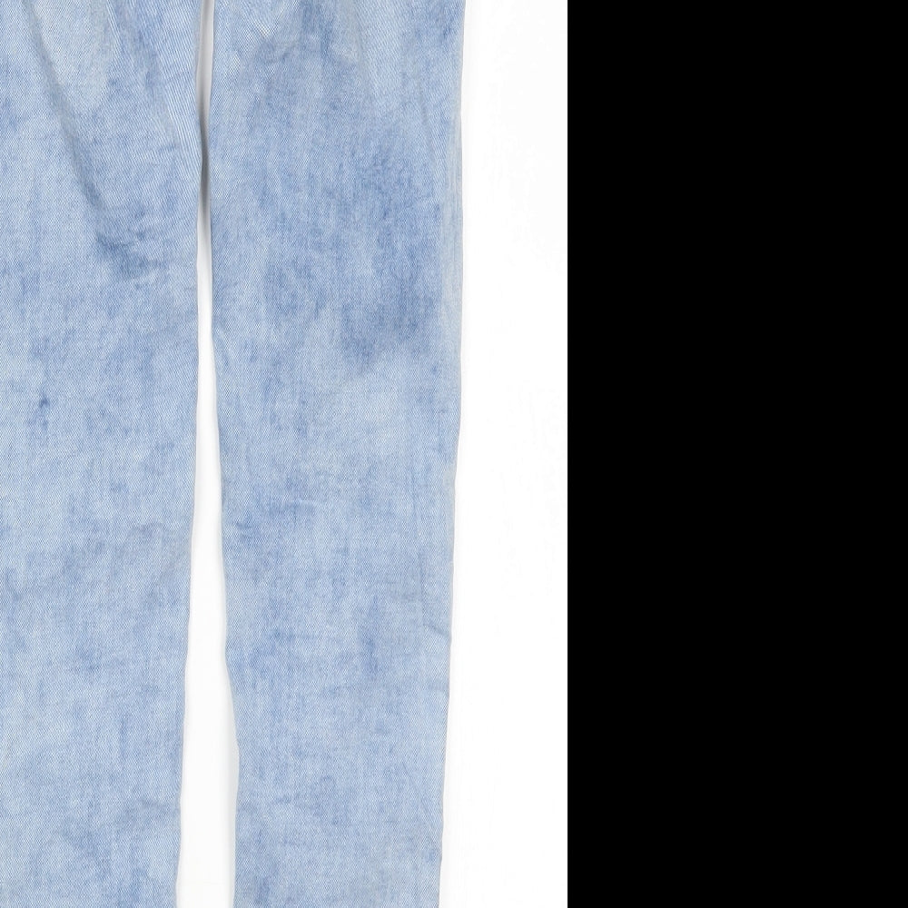 Womens UK Size 4 TALLY WEiJL Regular Fit Skinny Blue Jeans