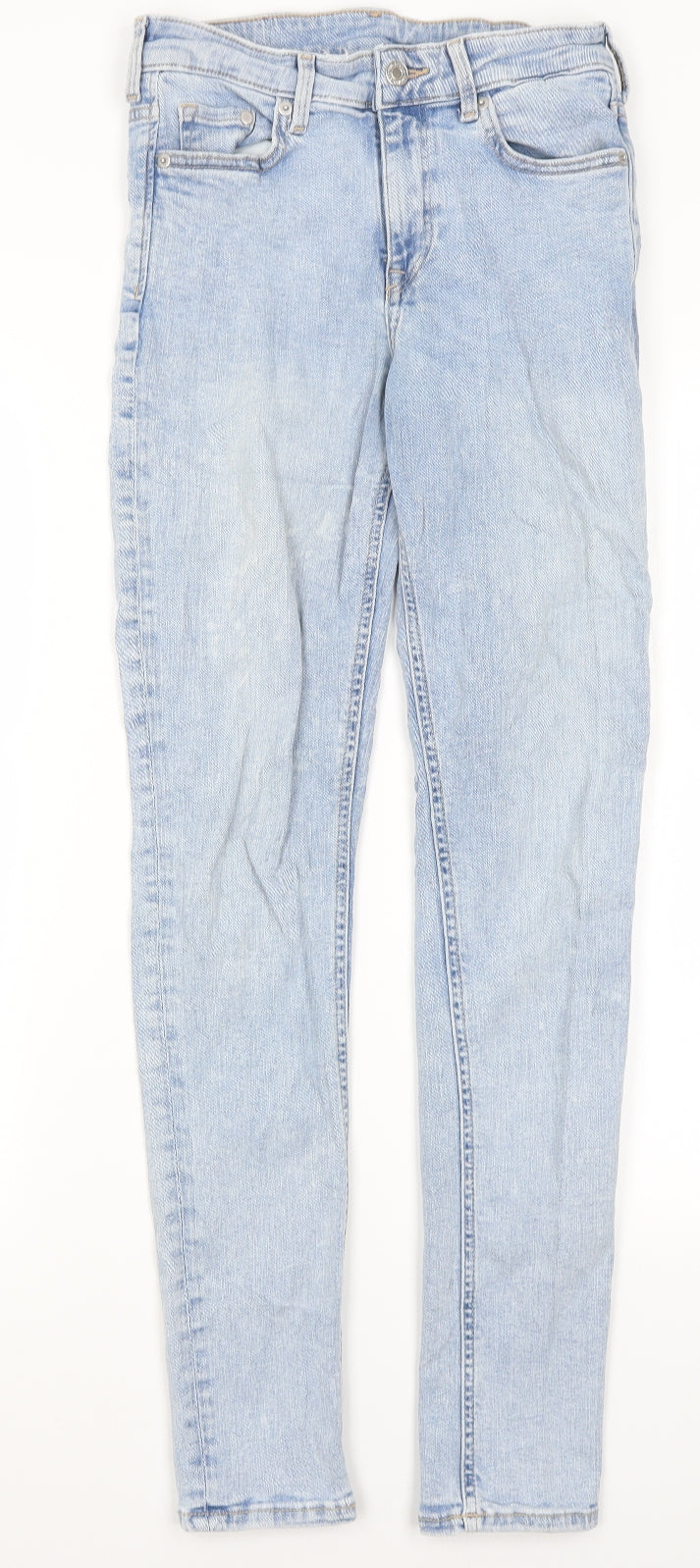 Womens UK Size 26 in H&M Regular Fit Skinny Blue Jeans