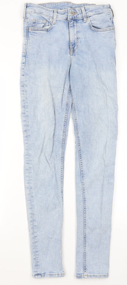 Womens UK Size 26 in H&M Regular Fit Skinny Blue Jeans