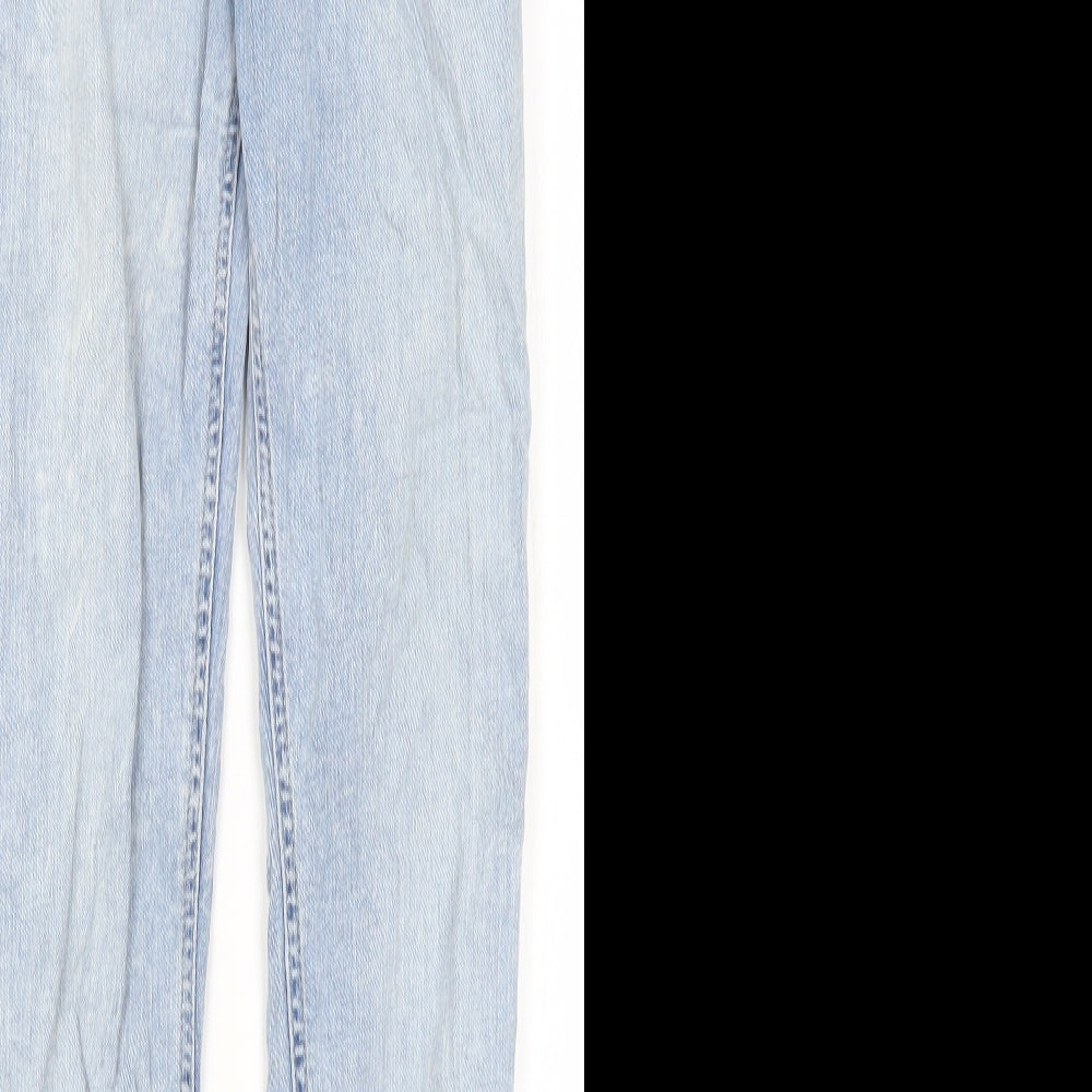 Womens UK Size 26 in H&M Regular Fit Skinny Blue Jeans