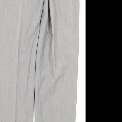 Just Elegance Womens Grey  Polyester Trousers  Size 14 L27 in Regular