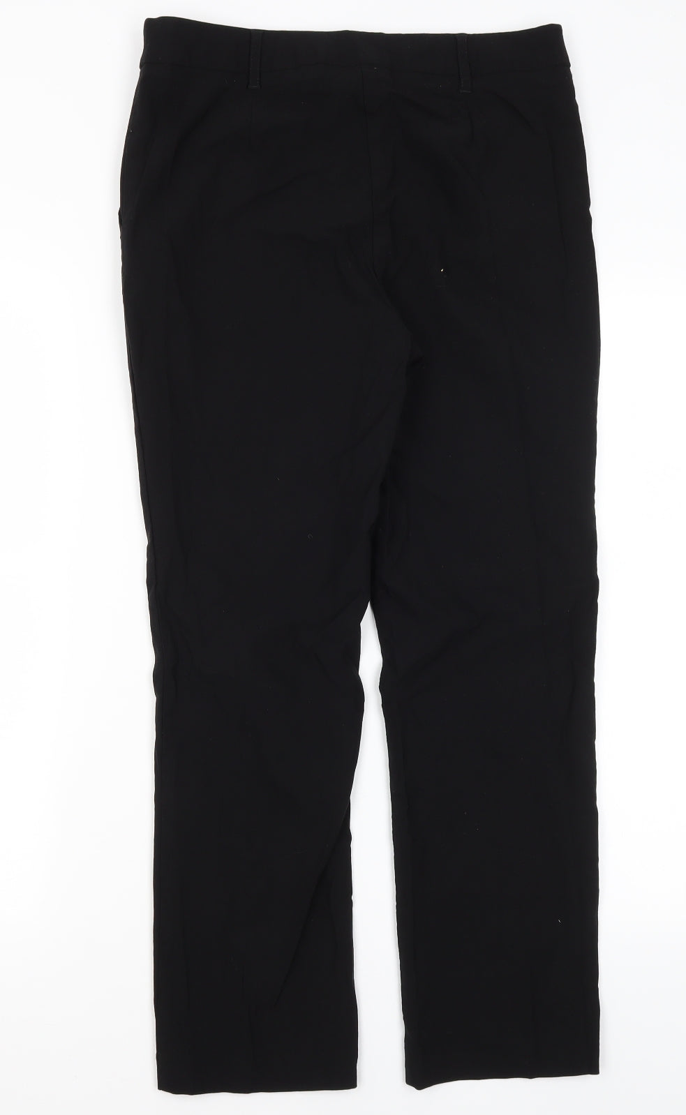 Womens UK Size 12 Papaya Regular Fit Dress Pants Black Trousers