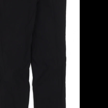 Womens UK Size 12 Papaya Regular Fit Dress Pants Black Trousers