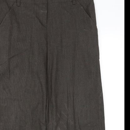 Portmans Womens Grey  Polyester Trousers  Size 14 L25 in Regular