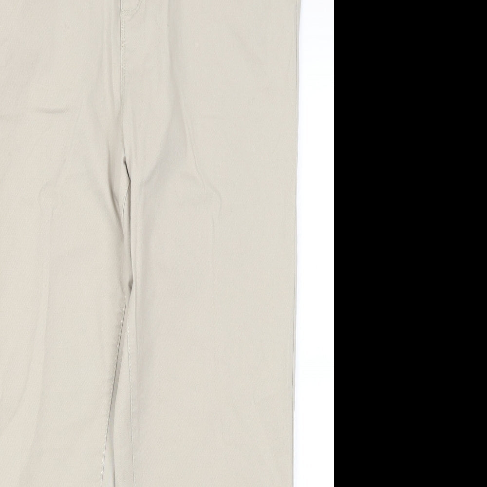Womens UK Size 18 Alexara Regular Fit  Beige Trousers