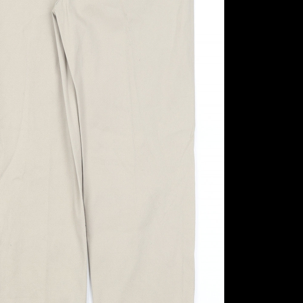 Womens UK Size 18 Alexara Regular Fit  Beige Trousers