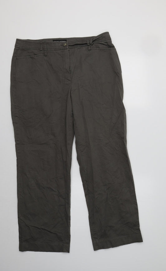 Womens UK Size 18 Gerry Weber Regular Fit  Grey Trousers