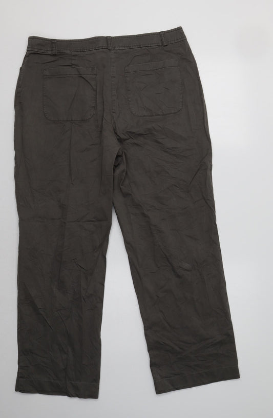 Womens UK Size 18 Gerry Weber Regular Fit  Grey Trousers