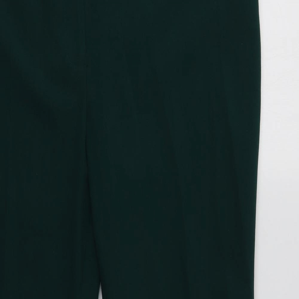 Womens UK Size 16 Papaya Regular Fit Dress Pants Green Trousers