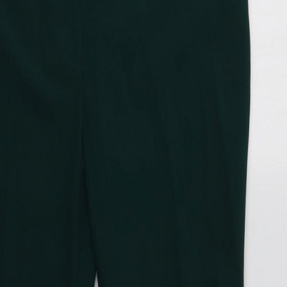 Womens UK Size 16 Papaya Regular Fit Dress Pants Green Trousers