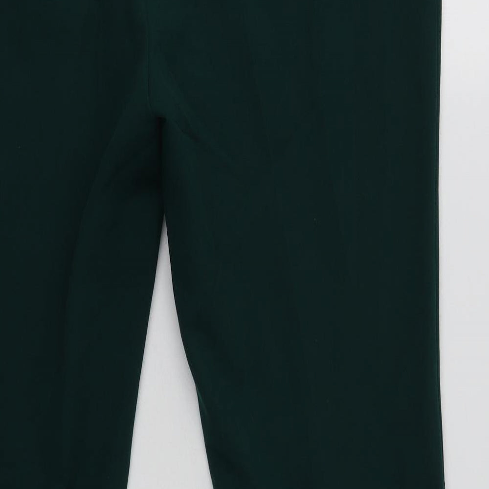 Womens UK Size 16 Papaya Regular Fit Dress Pants Green Trousers