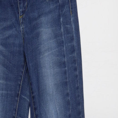 Only Womens Blue  Cotton Skinny Jeans Size 6 L27 in Regular