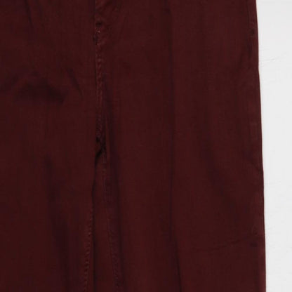 Womens UK Size 10 Mac Jeans Regular Fit Bootcut Purple Jeans