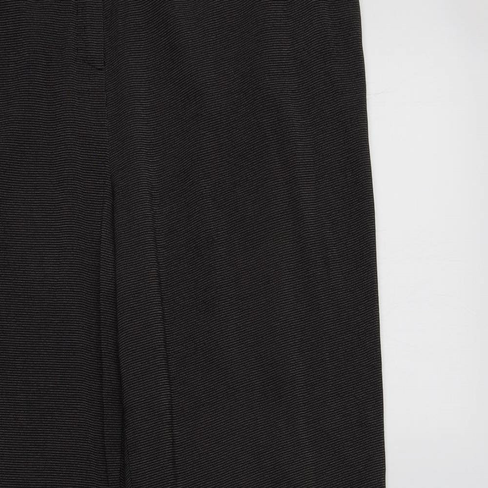 Womens UK Size 16 M&S Regular Fit Dress Pants Grey Trousers