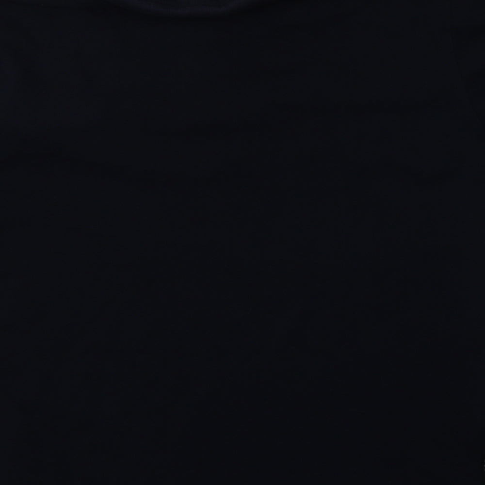 DNM Dissident Mens Blue  Cotton  Polo Size M Collared