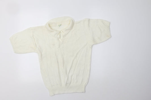 Womens UK Size M Canda Ivory Pullover Jumper