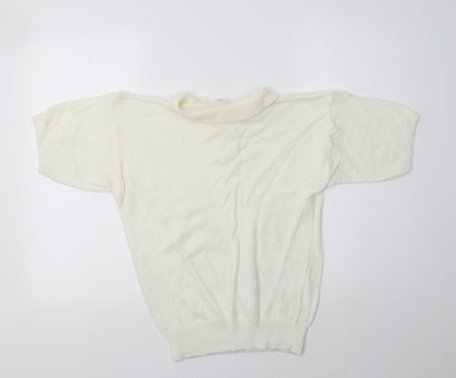 Womens UK Size M Canda Ivory Pullover Jumper