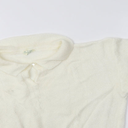 Womens UK Size M Canda Ivory Pullover Jumper