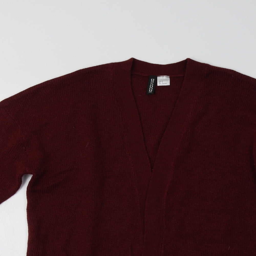 Womens UK Size S H&M Purple Cardigan Jumper