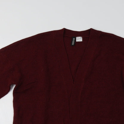 Womens UK Size S H&M Purple Cardigan Jumper
