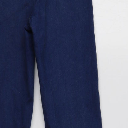 Miss Selfridge Womens Blue  Cotton Jegging Jeans Size 6 L29 in Regular