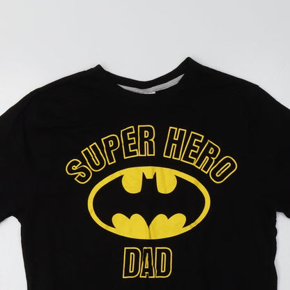 Mens UK Size S Batman Black  T-Shirt