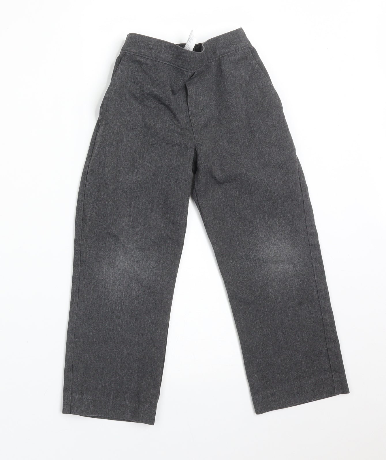 SCHOOLWEAR Boys Grey  Polyester Dress Pants Trousers Size 4 Years  Regular