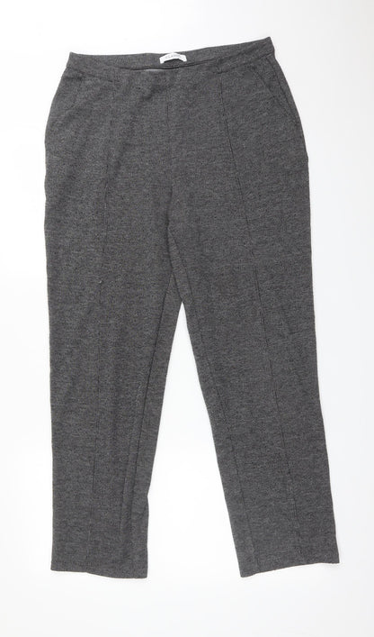 Womens UK Size 14 M&S Regular Fit  Black Trousers