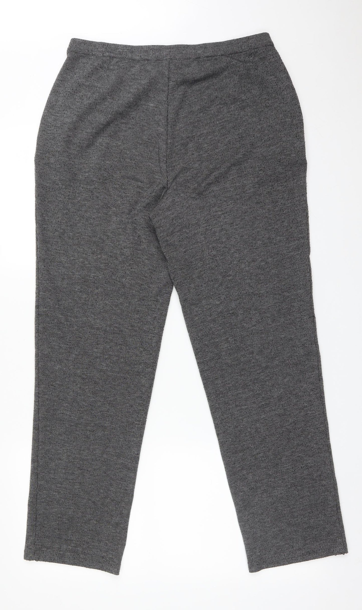 Womens UK Size 14 M&S Regular Fit  Black Trousers