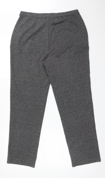 Womens UK Size 14 M&S Regular Fit  Black Trousers