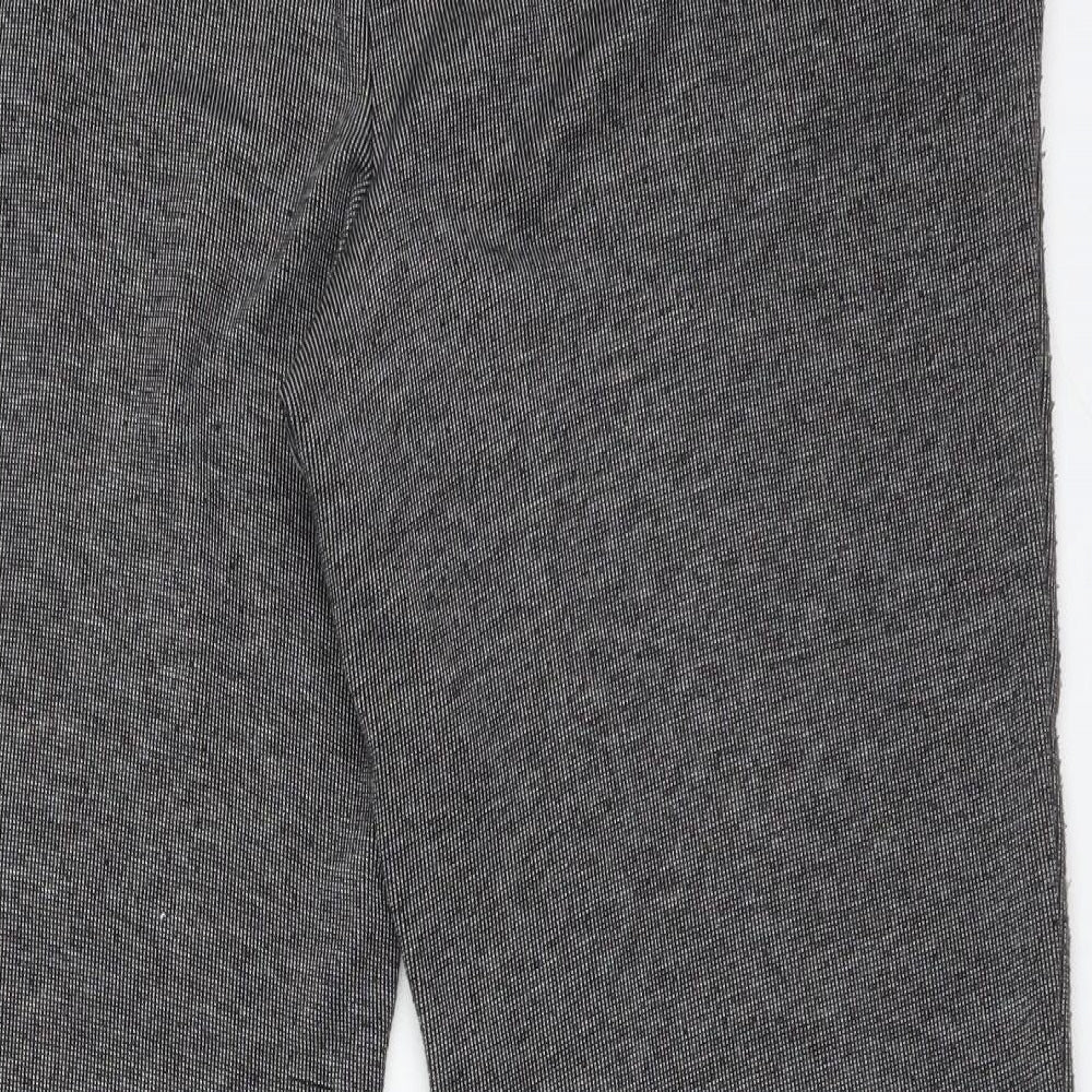 Womens UK Size 14 M&S Regular Fit  Black Trousers